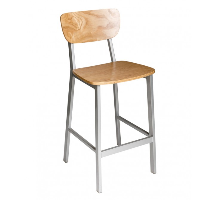 Hamilton Barstool With Steel Wire Frame - Sand Black Finish
