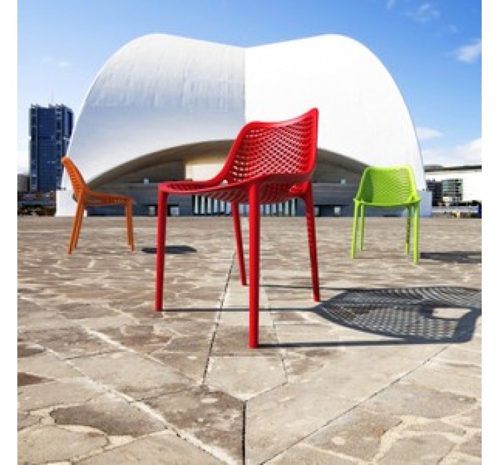 Outdoor Dining Chair - Red