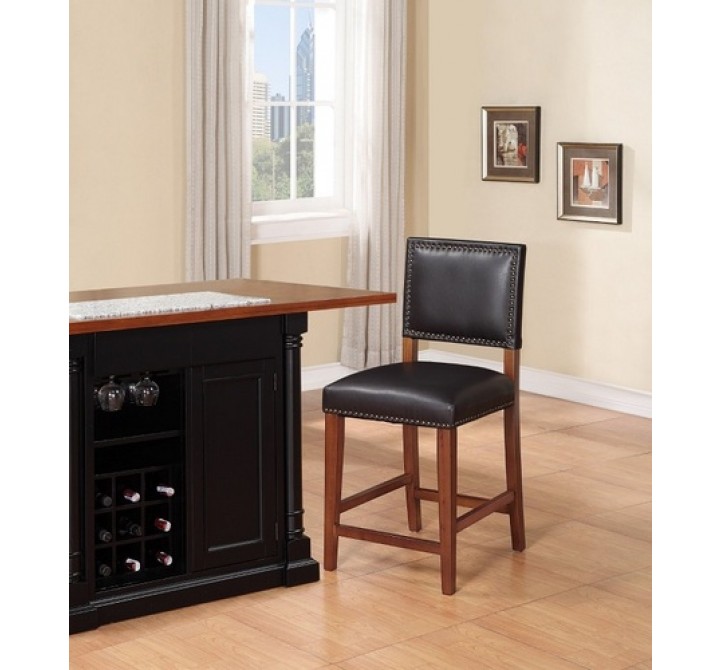 Linon Brook Counter Stool Black