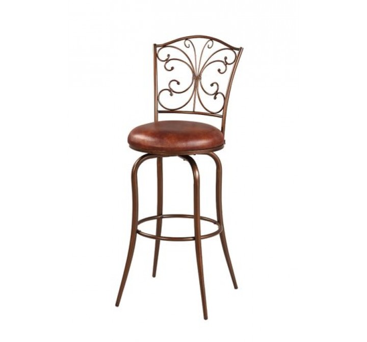 Linon Butterfly Back Bar Stool