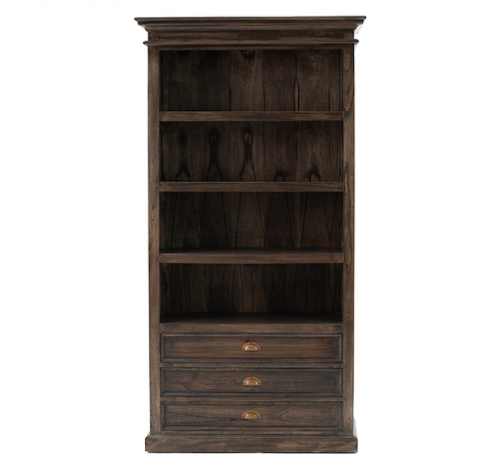 NovaSolo Halifax Mindi Wood Bookcase