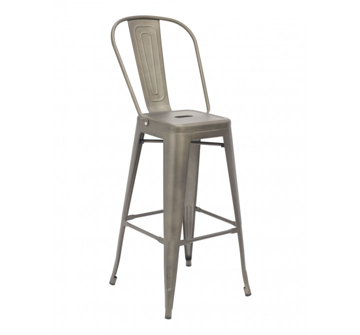 Industrial Barstool - Antique Bronze