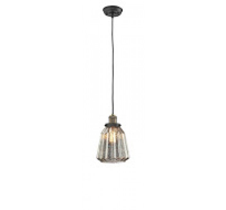 MERCURY GLASS - BLACK/BRUSHED BRASS