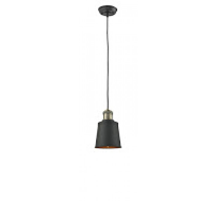 METAL SHADE - BLACK/BRUSHED BRASS