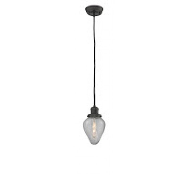 Glass Pendant With 10 Feet Cord - Oiled Rubbed Bronze