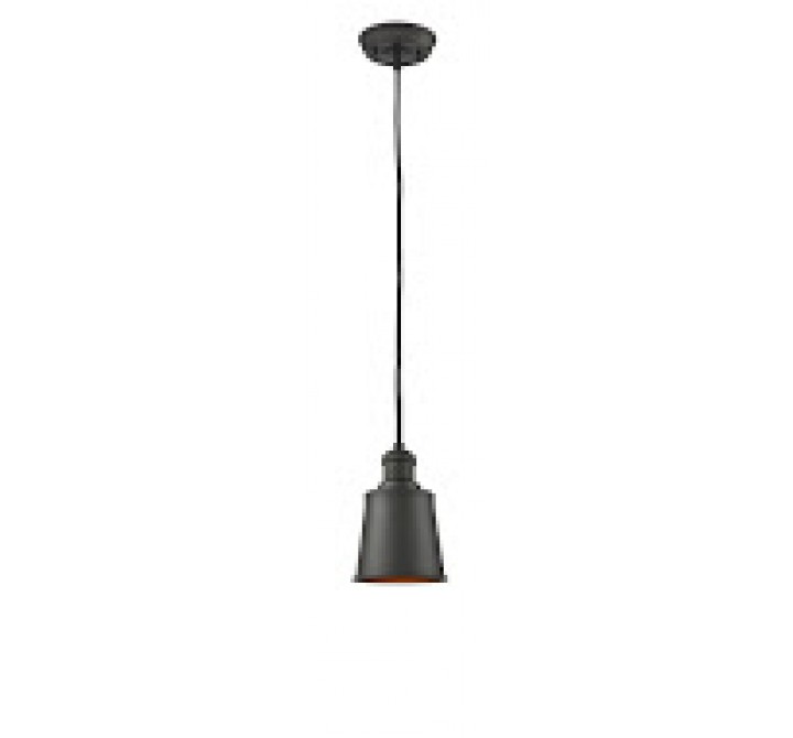 Metal Shade Pendant With 10 Feet Cord - Oiled Rubbed Bronze - METAL SHADE