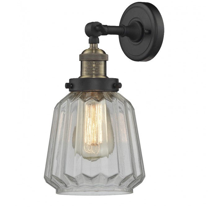 CLEAR FLUTED GLASS