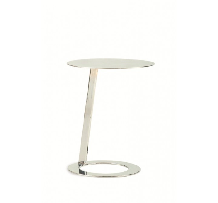 Allan Copley Designs Mindy Polished Chrome Plated Accent Table