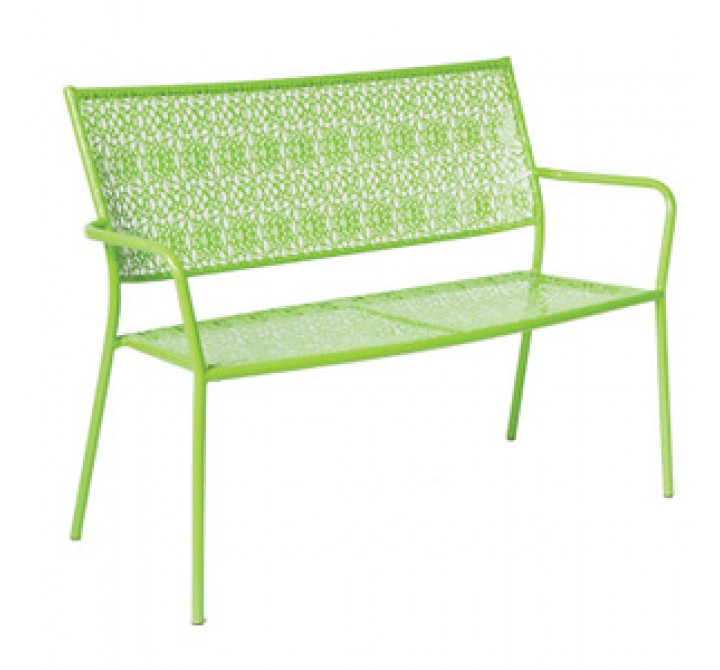 Alfresco Home Martini Garden Bench - Key Lime