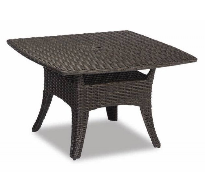 Cardiff Wicker 48" Boat Shaped Dining Table