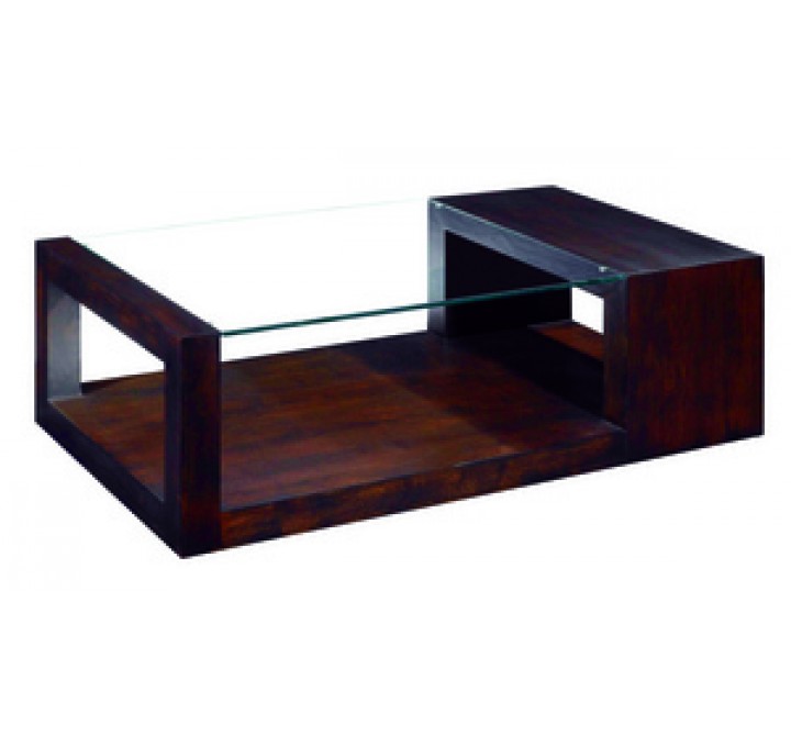 Allan Copley Designs Dado Rectangular Glass Top Cocktail Table