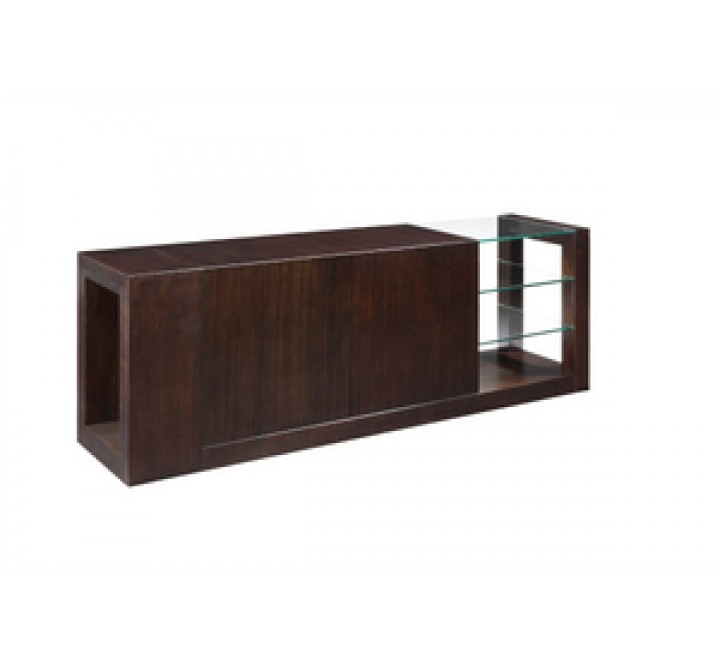 Allan Copley Designs Dado 2-Door, 2-Drawer Buffet with Glass Shelves
