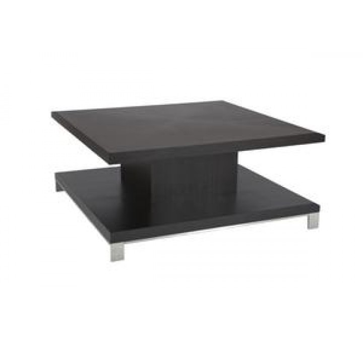 Allan Copley Designs Force Square Cocktail Table in Mocha on Oak Finish