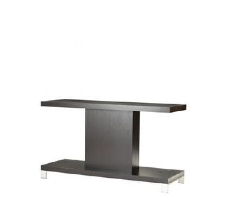 Allan Copley Designs Force Rectangle Console Table in Mocha on Oak Finish