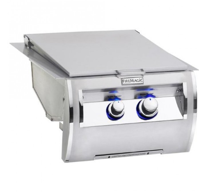 Fire Magic Echelon Diamond Built-In Double Searing Station w/ Side Burner