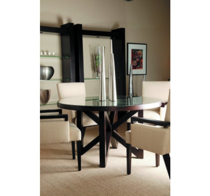 Allan Copley Designs Snowmass Round 54 Inch Dining Table