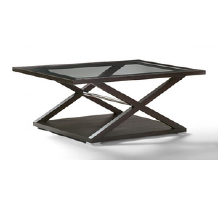 Allan Copley Designs Halifax Rectangular Glass Top Cocktail Table