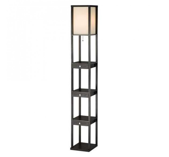 Adesso Murray Three Drawer Shelf Lamp
