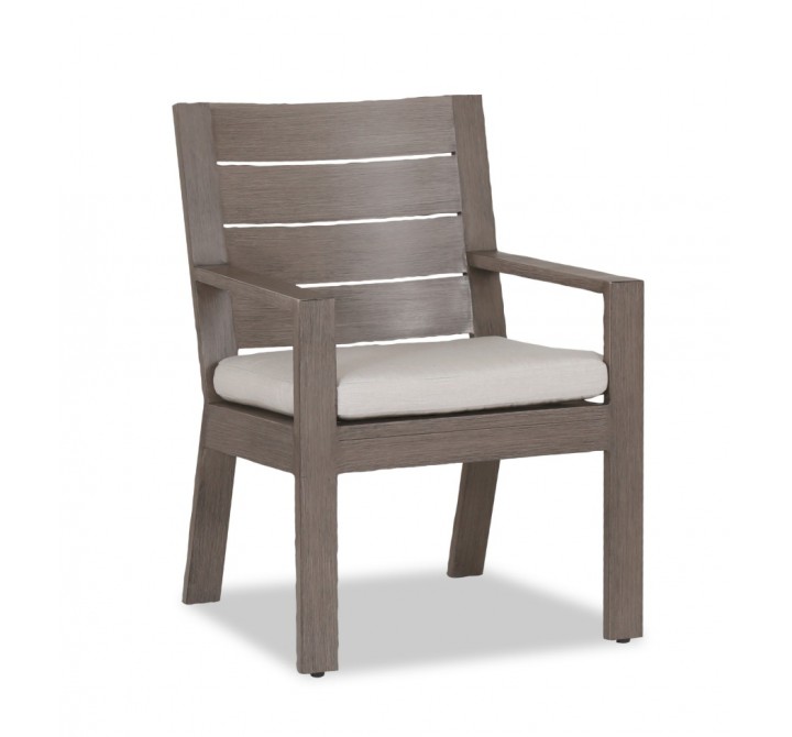 Laguna Dining Chair With Cushions In Canvas Flax 