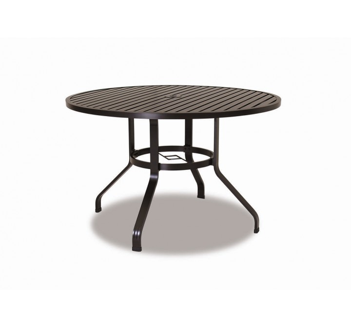 Sunset West La Jolla Aluminum 48" Round Dining Table