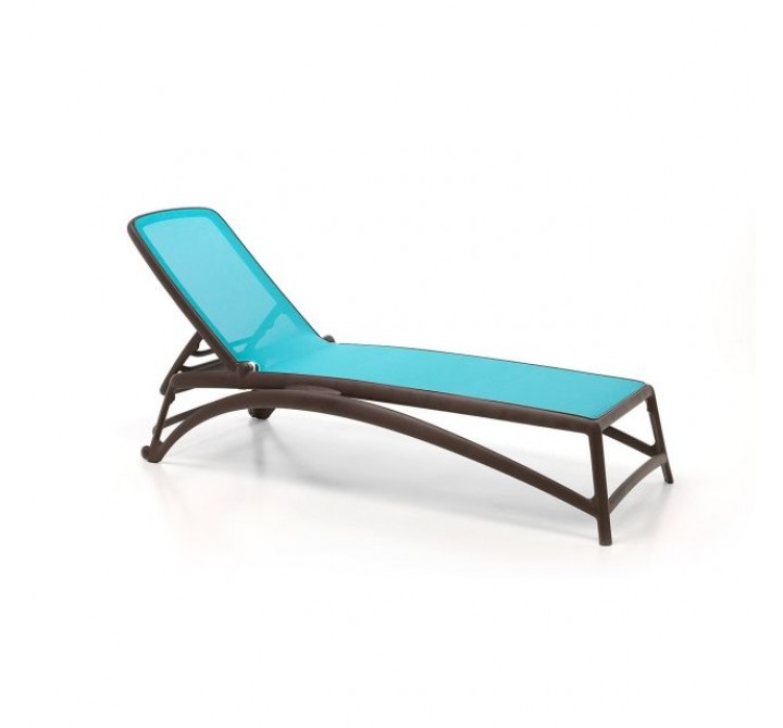 Nardi Atlantico Sunlounger - Coffee Celeste