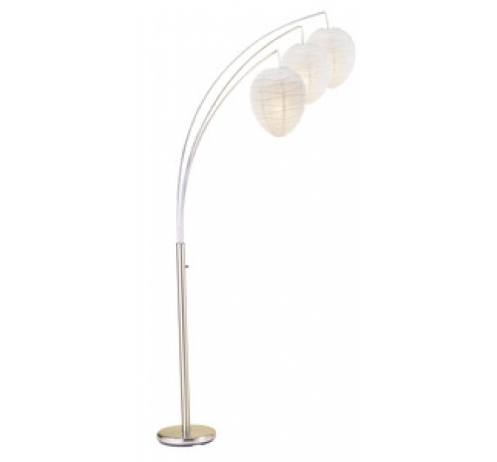 Adesso Belle 82 Inch 3 Light Arc Design Floor Lamp
