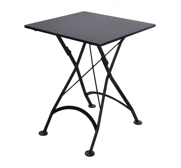 French Café Bistro Folding Table - Back