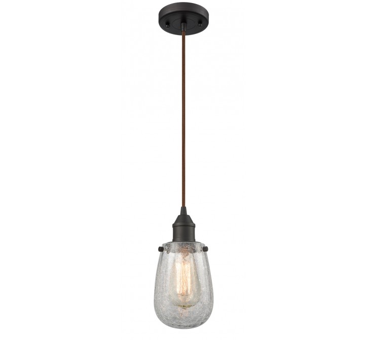 OILED RUBBED BRONZE - CRACKLED GLASS