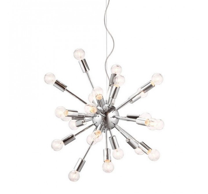 Zuo Modern Pulsar Ceiling Lamp Chrome