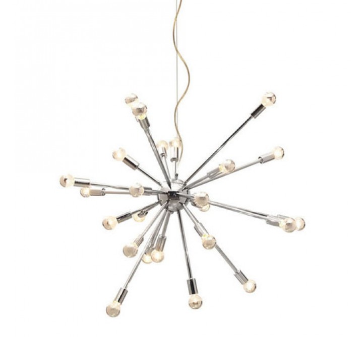 Zuo Modern Physics Ceiling Lamp Chrome