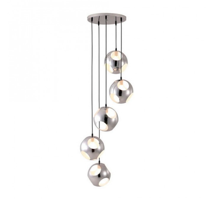 Zuo Modern Meteor Shower Ceiling Lamp Chrome