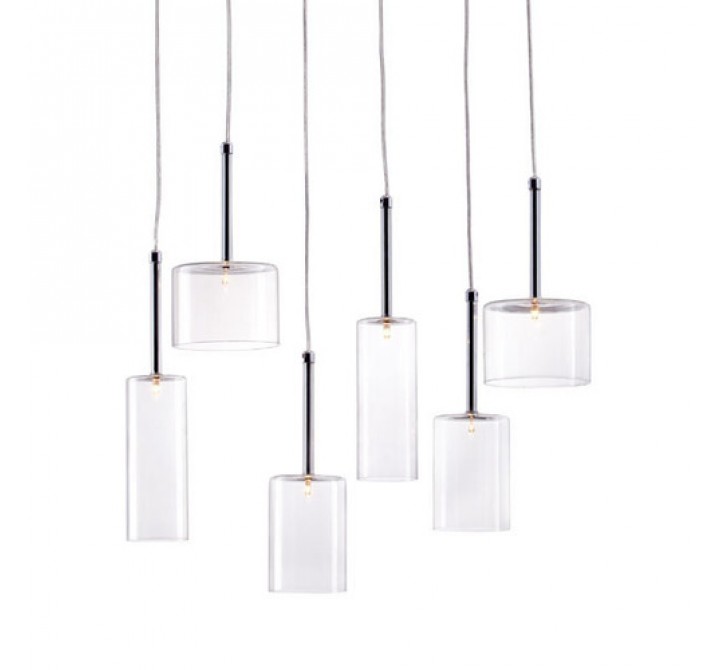 Zuo Modern Hale Ceiling Lamp Clear