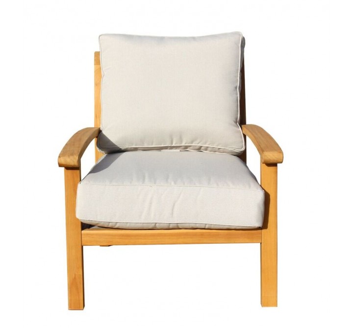 Natural Teak Heritage Outdoor Teak Lounge Chair
