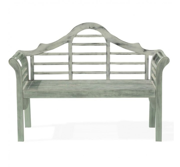 Huntington White Acacia Outdoor Folding Queen Bench