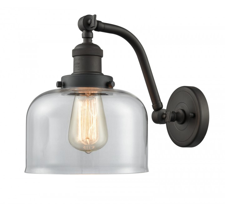 Double Swivel Wall Sconce - CLEAR  GLASS