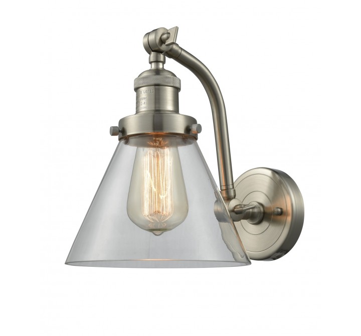 Double Swivel Wall Sconce - CLEAR  GLASS