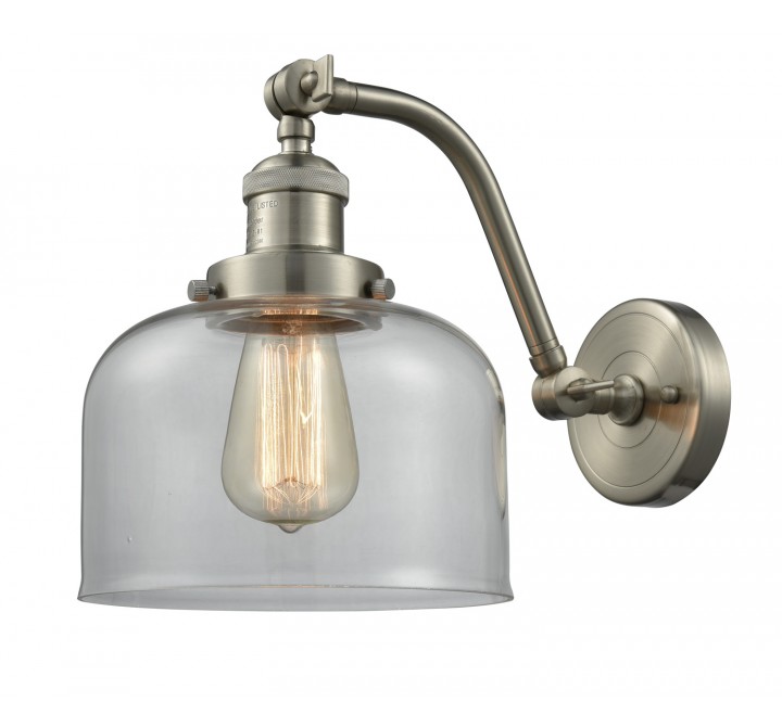 Double Swivel Wall Sconce - CLEAR  GLASS