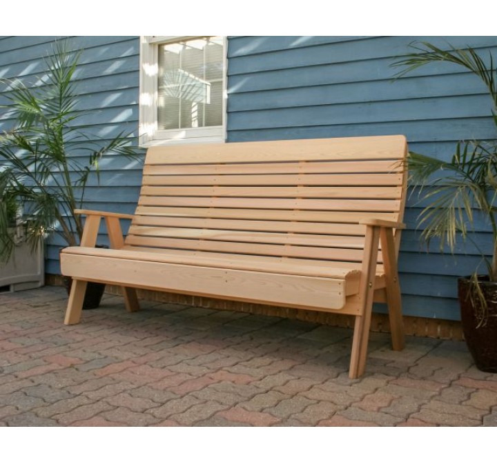 Cedar Twin Ponds Highback Bench