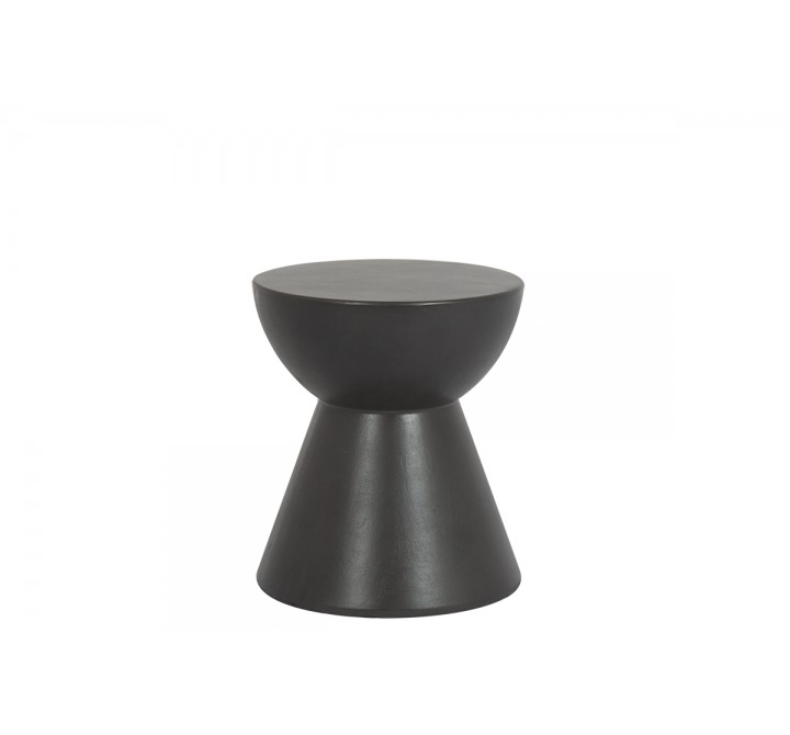 Sunset West Bazaar GRC Round End Table - Dark Grey