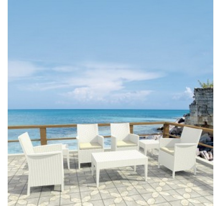 California Wickerlook Casual Seating Set 7 Piece