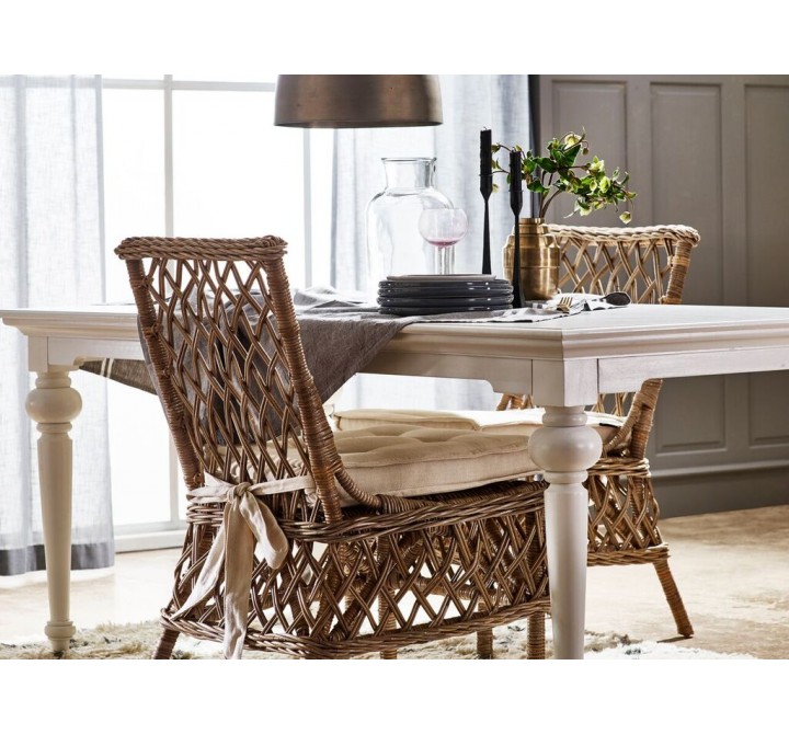 Wickerworks Set Of 2 Aristocrat Dining Chairs With Cushions