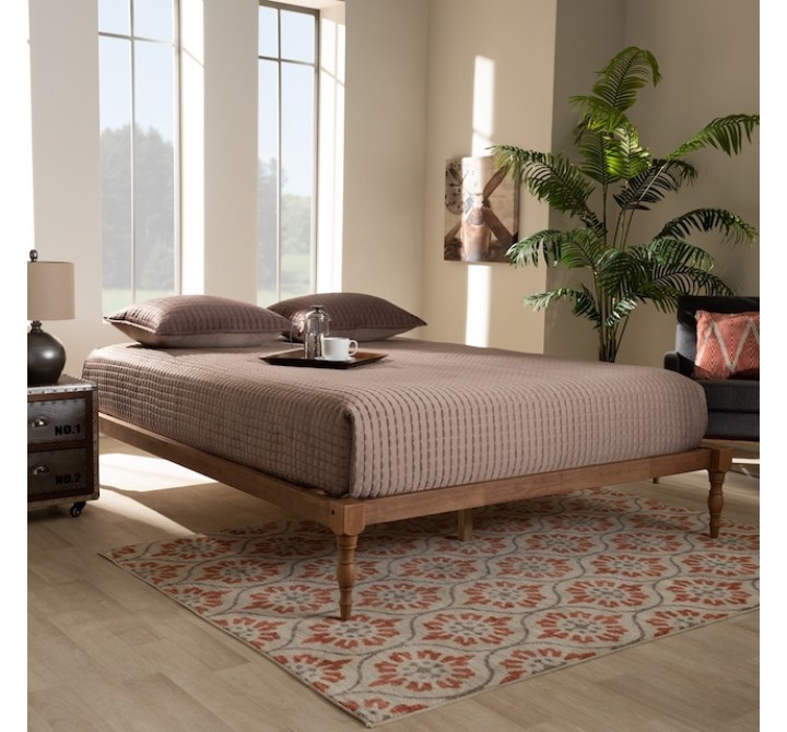 Baxton Studio Iseline Platform Bed Frame