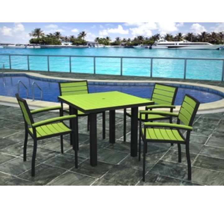 POLYWOOD¨ Euro Chair in Black - Set of 2