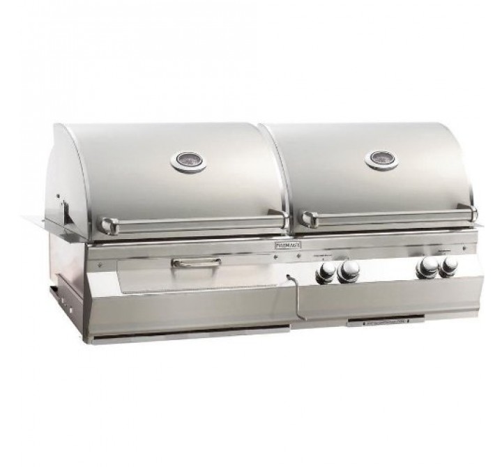 Fire Magic Aurora A830i Propane Gas And Charcoal Combo Built-in Grill