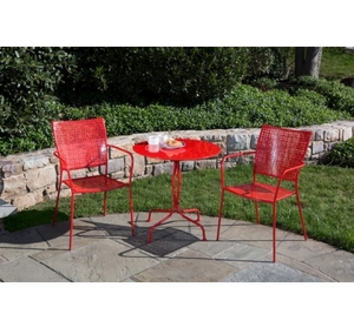 Alfresco Home Martini Bistro Set - Cherry Pie