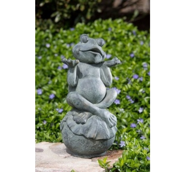 Alfresco Home Care-Free Frog Garden Statue