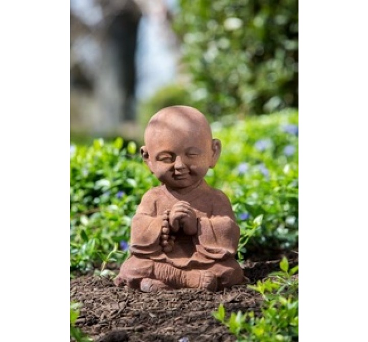 Alfresco Home Praying Buddha Garden Statue