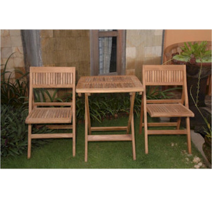 Anderson Teak Windsor 24-inch Square Picnic Folding Table