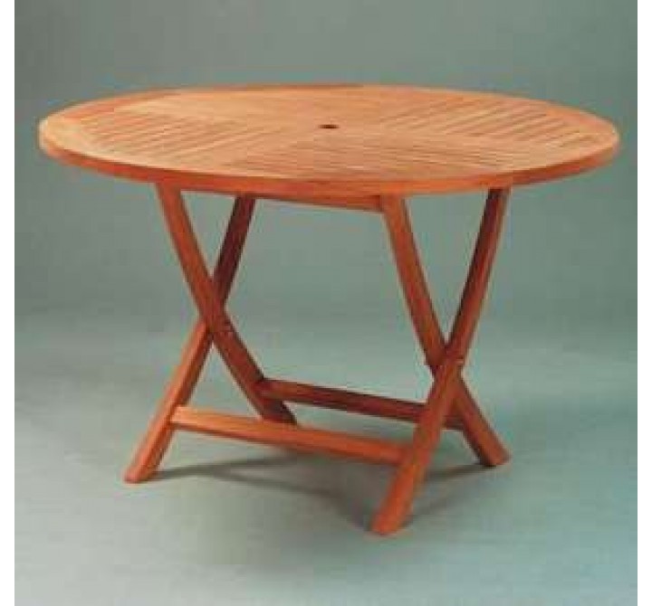 Anderson Teak Butterfly 47-inch Round Folding Table