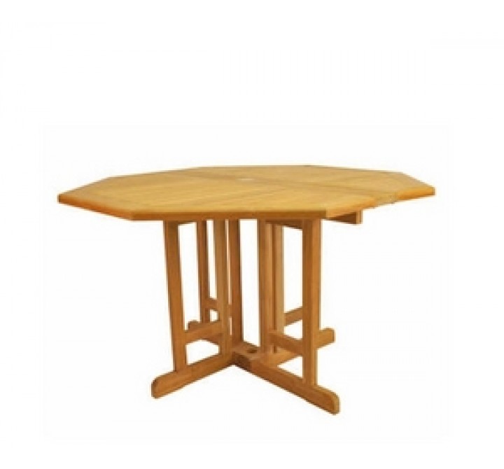 Anderson Teak Butterfly 47" Octagonal Folding Table